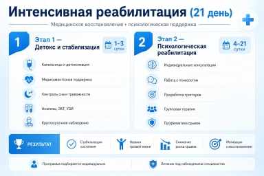 Реабилитация за 21 день в Новосемейкино
